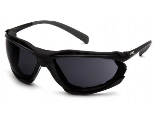 Окуляри захисні з ущільнювачем Pyramex Proximity (dark gray) Anti-Fog, чорні кат.4 Окуляри захисні з ущільнювачем Pyramex Proximity (dark gray) Anti-Fog, чорні кат.4