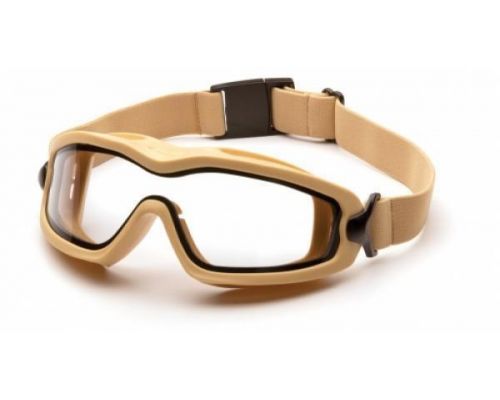 Окуляри захисні з ущільнювачем Pyramex V2G-Plus (XP) TAN (clear) Anti-Fog, прозорі в пісочній оправі*** Окуляри захисні з ущільнювачем Pyramex V2G-Plus (XP) TAN (clear) Anti-Fog, прозорі в пісочній оправі***