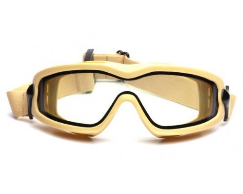 Окуляри захисні з ущільнювачем Pyramex V2G-Plus (XP) TAN (clear) Anti-Fog, прозорі в пісочній оправі*** Окуляри захисні з ущільнювачем Pyramex V2G-Plus (XP) TAN (clear) Anti-Fog, прозорі в пісочній оправі***