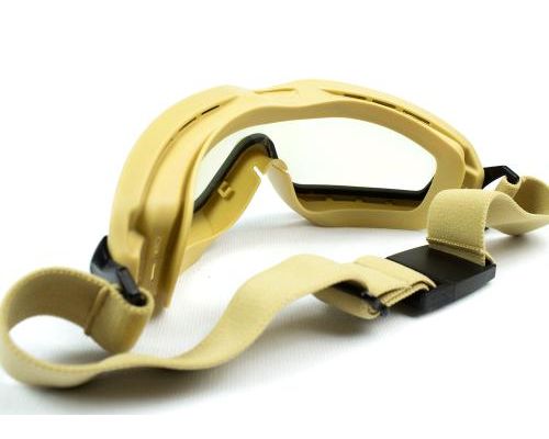 Окуляри захисні з ущільнювачем Pyramex V2G-Plus (XP) TAN (clear) Anti-Fog, прозорі в пісочній оправі*** Окуляри захисні з ущільнювачем Pyramex V2G-Plus (XP) TAN (clear) Anti-Fog, прозорі в пісочній оправі***