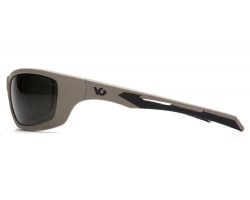 Окуляри захисні Venture Gear Tactical Howitzer Tan (forest gray) Anti-Fog, чорно-зелені в пісочній оправі Окуляри захисні Venture Gear Tactical Howitzer Tan (forest gray) Anti-Fog, чорно-зелені в пісочній оправі