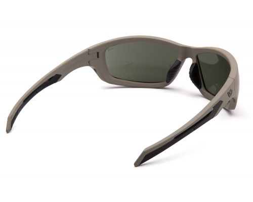 Окуляри захисні Venture Gear Tactical Howitzer Tan (forest gray) Anti-Fog, чорно-зелені в пісочній оправі Окуляри захисні Venture Gear Tactical Howitzer Tan (forest gray) Anti-Fog, чорно-зелені в пісочній оправі