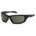 Захисні окуляри Venture Gear Tactical Howitzer Black (forest gray) Anti-Fog, чорно-зелені в чорній оправі