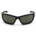 Захисні окуляри Venture Gear Tactical Howitzer Black (forest gray) Anti-Fog, чорно-зелені в чорній оправі