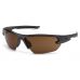 Захисні окуляри Venture Gear Tactical Semtex 2.0 Gun Metal (bronze) Anti-Fog, коричневі в оправі кольору