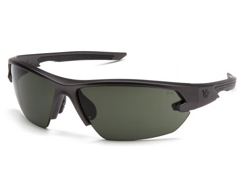 Захисні окуляри Venture Gear Tactical Semtex 2.0 Gun Metal (forest gray) Anti-Fog, чорно-зелені в оправі кольору Захисні окуляри Venture Gear Tactical Semtex 2.0 Gun Metal (forest gray) Anti-Fog, чорно-зелені в оправі кольору