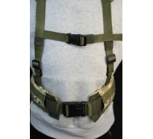 Пояс РПС тактичний з Molle Розгрузка  для ЗСУ з кріпленями на спину (100 - 120)