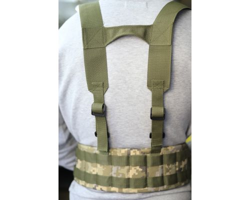 Пояс РПС тактический с Molle Разгрузка для ВСУ с креплением на спину (100 - 120) Пояс РПС тактический с Molle Разгрузка для ВСУ с креплением на спину (100 - 120)