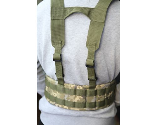 Пояс РПС тактический с Molle Разгрузка для ВСУ с креплением на спину (100 - 120) Пояс РПС тактический с Molle Разгрузка для ВСУ с креплением на спину (100 - 120)