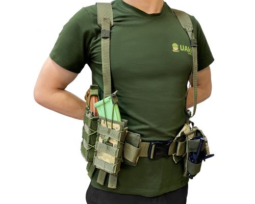 Пояс РПС тактичний з Molle Розгрузка для ЗСУ з кріпленями на спину 120-140 Пояс РПС тактичний з Molle Розгрузка для ЗСУ з кріпленями на спину 120-140