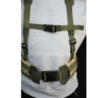 Пояс РПС тактичний з Molle Розгрузка  для ЗСУ з кріпленями на спину (80 - 100)