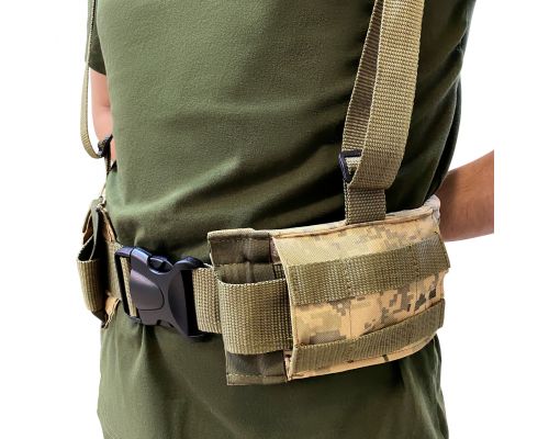 Пояс РПС тактичний з Molle Розгрузка для ЗСУ з кріпленями на спину (80 - 100) Пояс РПС тактичний з Molle Розгрузка для ЗСУ з кріпленями на спину (80 - 100)